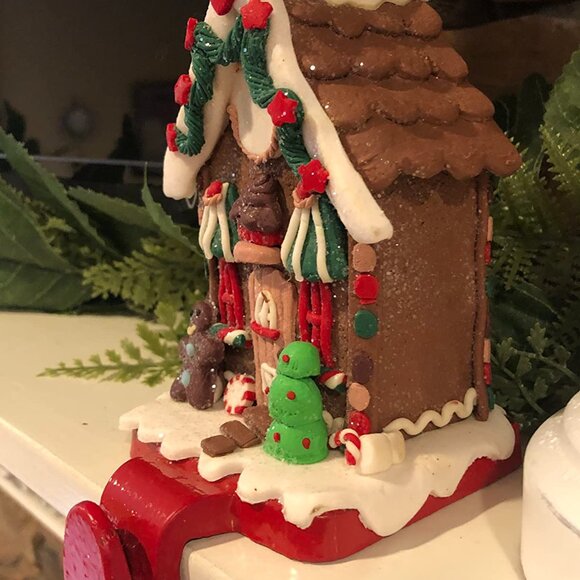 Stocking Holder Gingerbread House Kurt Adler Christmas Holiday Tree Decor NEW - Picture 5 of 6